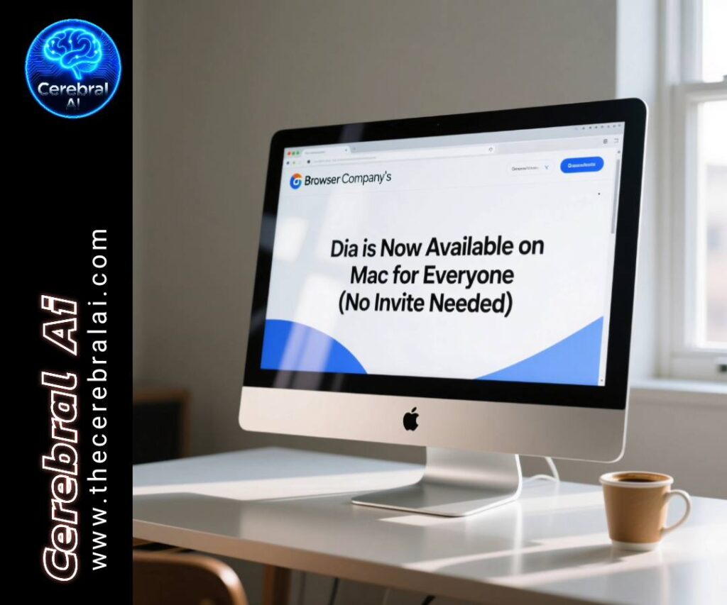 The Browser Company's Dia is Now Available on Mac for Everyone (No Invite Needed) 2025 | Last Update