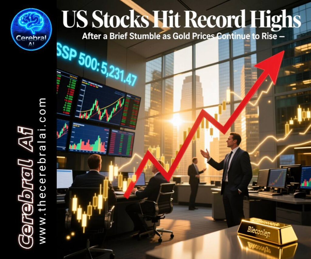 US Stocks Hit Record Highs After a Brief Stumble as Gold Prices Continue to Rise 2025 | An In-Depth Analysis