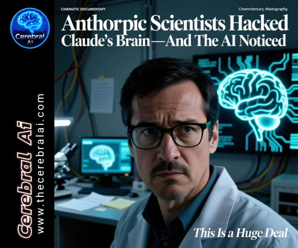 Anthropic Scientists Hacked Claude's Brain—And The AI Noticed. This is a Huge Deal. 2025 | An In-Depth Analysis