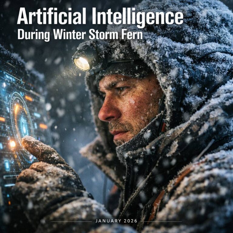 CArtificial Intelligence During Winter Storm Fern: Technology in the Face of Extreme Weather Winter Storm Fern and Artificial Intelligence: How Smart Systems Helped the U.S. Respond When Winter Storm Fern Hit the U.S.: The Role of Artificial Intelligence in Crisis Management Artificial Intelligence Amid Winter Storm Fern: Innovation Under Pressure From Forecasting to Recovery: AI’s Role During Winter Storm Fern in the United States Winter Storm Fern: How Artificial Intelligence Supported Emergency Response and Infrastructure