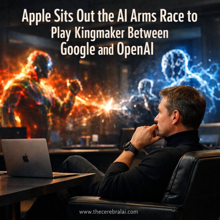 Apple Sits Out the AI Arms Race to Play Kingmaker Between Google and OpenAI 2026