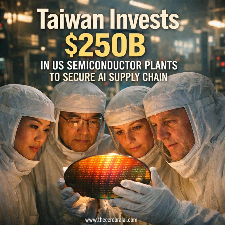 Taiwan Invests $250B in US Semiconductor Plants to Secure AI Supply Chain 2026